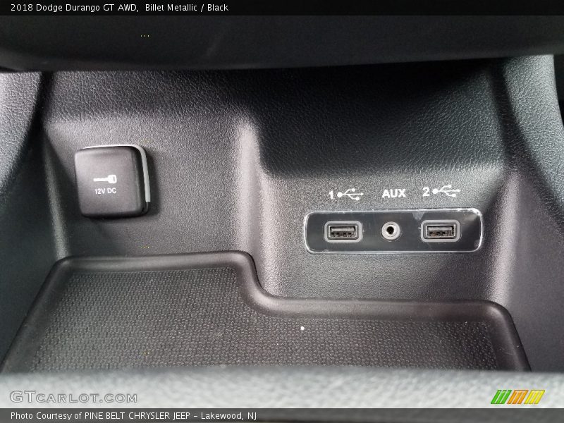 Billet Metallic / Black 2018 Dodge Durango GT AWD