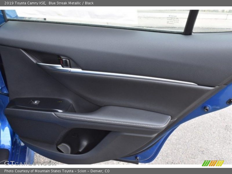 Blue Streak Metallic / Black 2019 Toyota Camry XSE