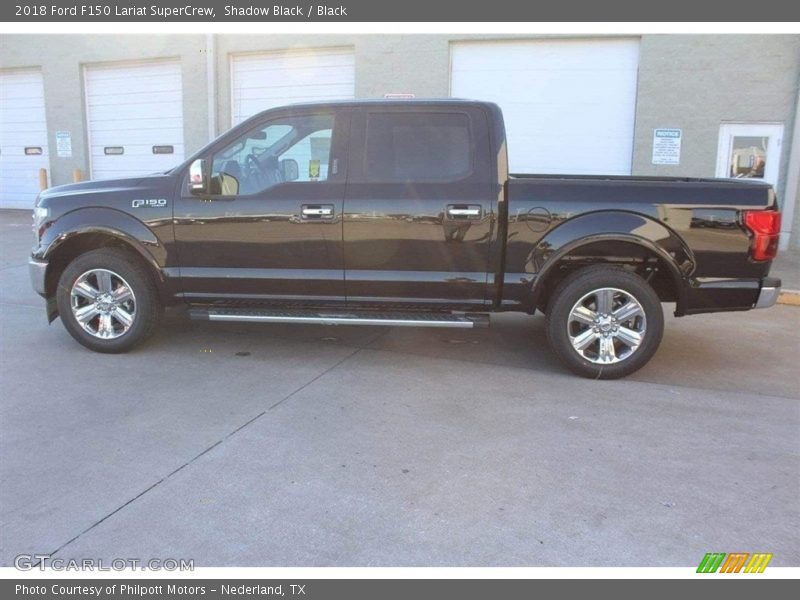 Shadow Black / Black 2018 Ford F150 Lariat SuperCrew