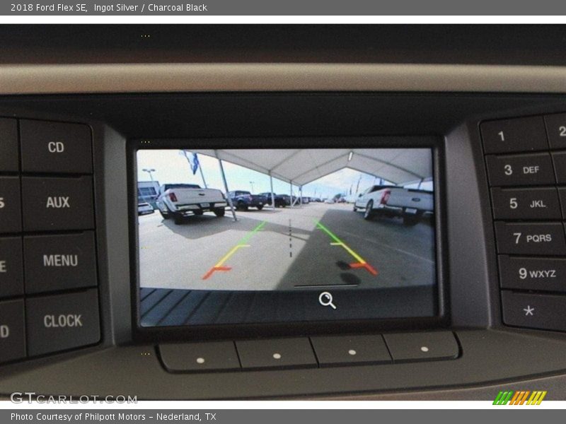 Ingot Silver / Charcoal Black 2018 Ford Flex SE