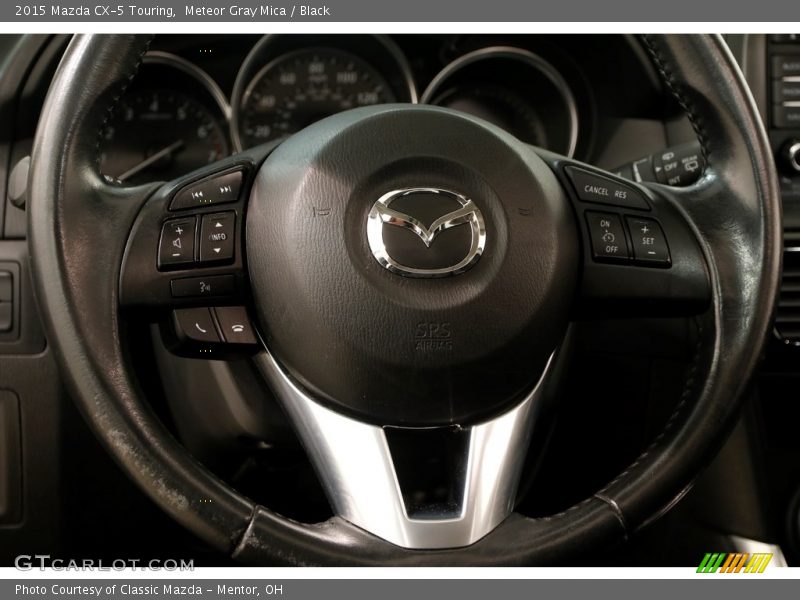 Meteor Gray Mica / Black 2015 Mazda CX-5 Touring
