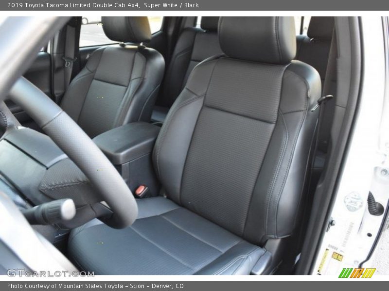 Front Seat of 2019 Tacoma Limited Double Cab 4x4