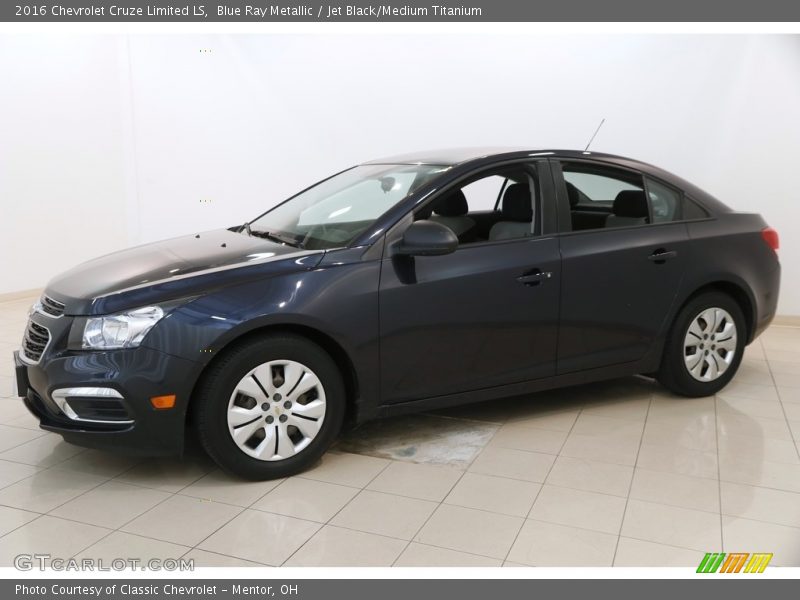 Blue Ray Metallic / Jet Black/Medium Titanium 2016 Chevrolet Cruze Limited LS
