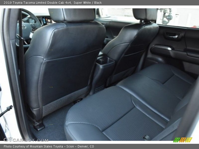 Super White / Black 2019 Toyota Tacoma Limited Double Cab 4x4