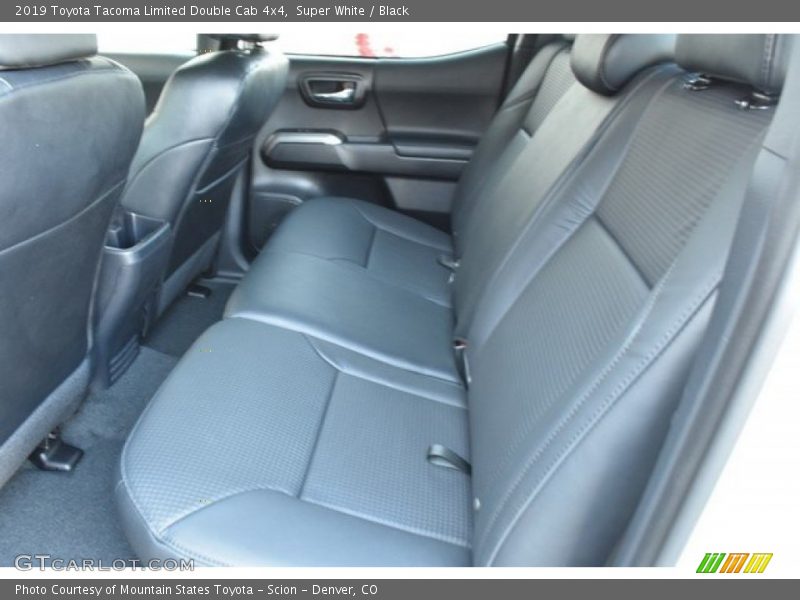 Rear Seat of 2019 Tacoma Limited Double Cab 4x4