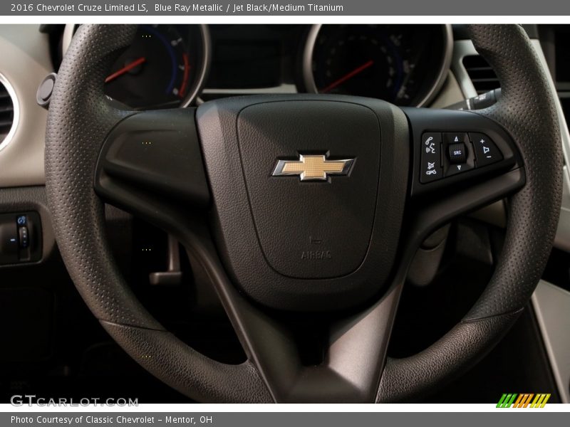Blue Ray Metallic / Jet Black/Medium Titanium 2016 Chevrolet Cruze Limited LS