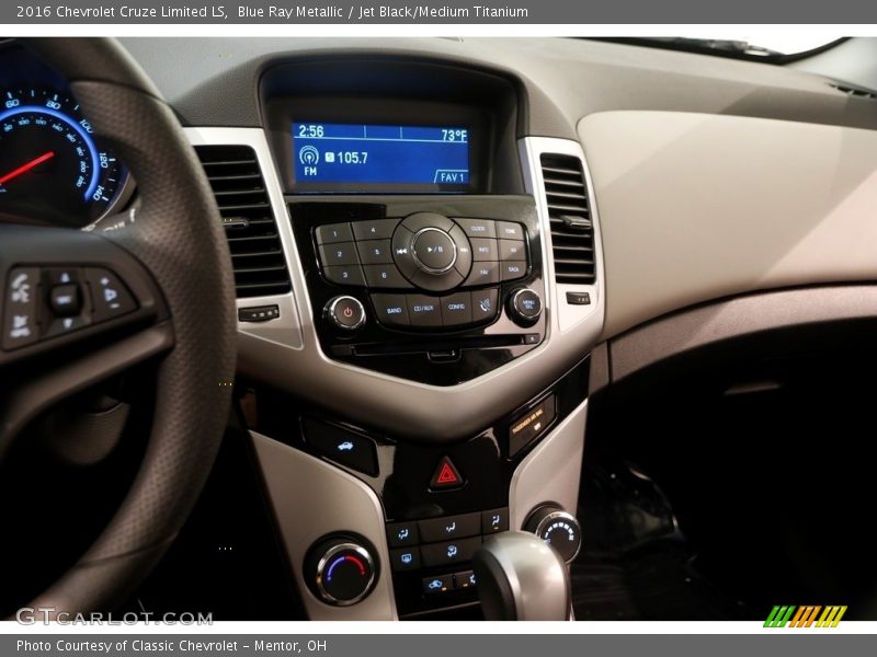 Blue Ray Metallic / Jet Black/Medium Titanium 2016 Chevrolet Cruze Limited LS