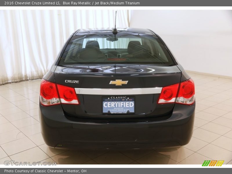 Blue Ray Metallic / Jet Black/Medium Titanium 2016 Chevrolet Cruze Limited LS
