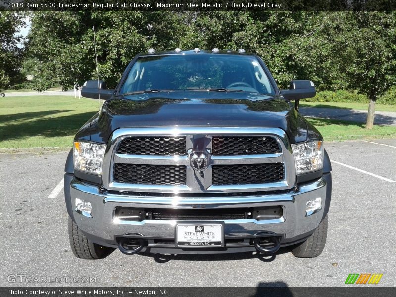 Maximum Steel Metallic / Black/Diesel Gray 2018 Ram 5500 Tradesman Regular Cab Chassis