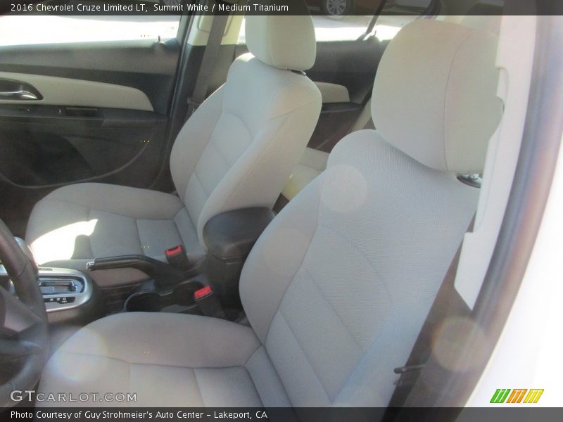 Summit White / Medium Titanium 2016 Chevrolet Cruze Limited LT