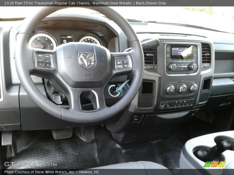 Dashboard of 2018 5500 Tradesman Regular Cab Chassis