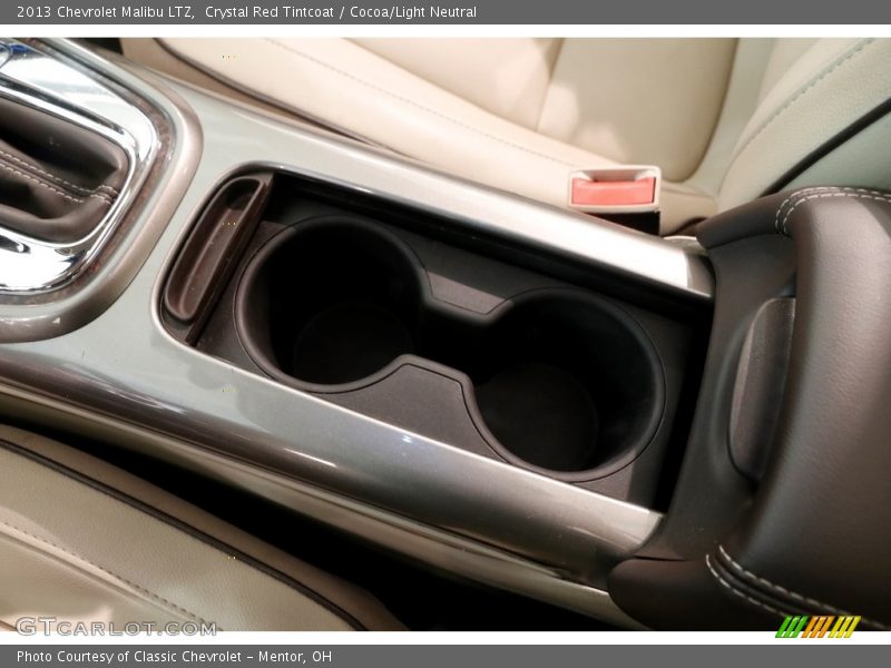 Crystal Red Tintcoat / Cocoa/Light Neutral 2013 Chevrolet Malibu LTZ