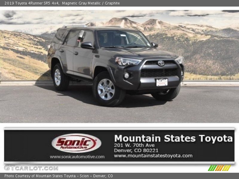 Magnetic Gray Metallic / Graphite 2019 Toyota 4Runner SR5 4x4