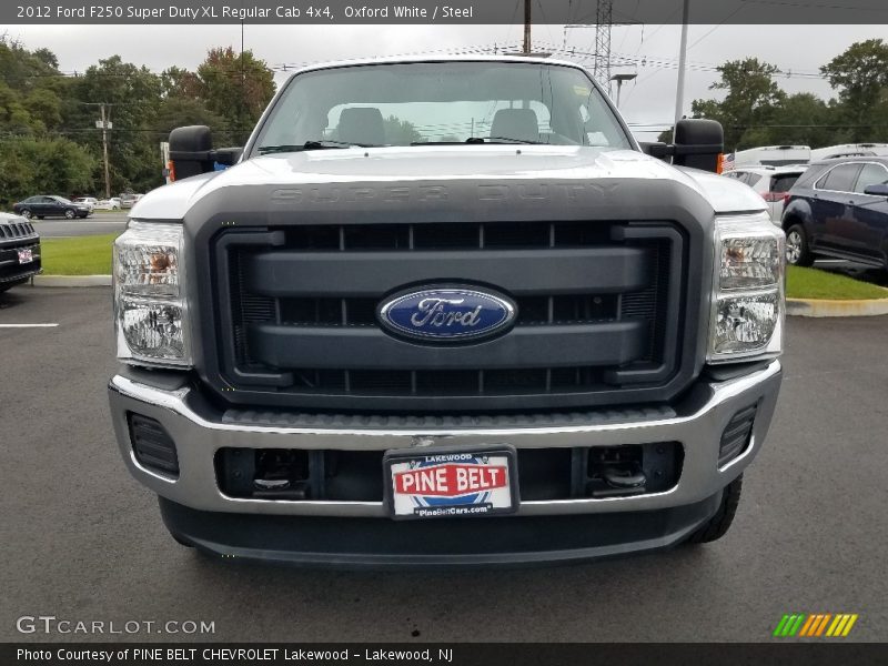 Oxford White / Steel 2012 Ford F250 Super Duty XL Regular Cab 4x4