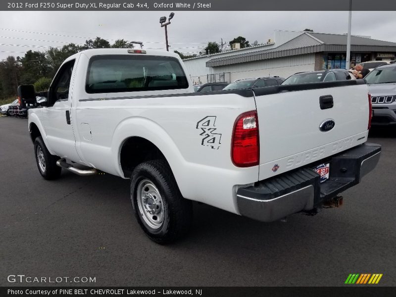 Oxford White / Steel 2012 Ford F250 Super Duty XL Regular Cab 4x4