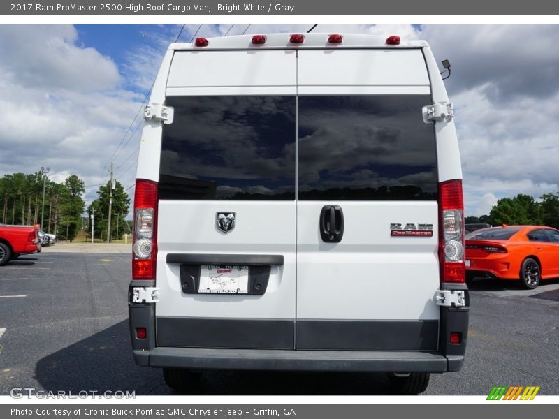 Bright White / Gray 2017 Ram ProMaster 2500 High Roof Cargo Van