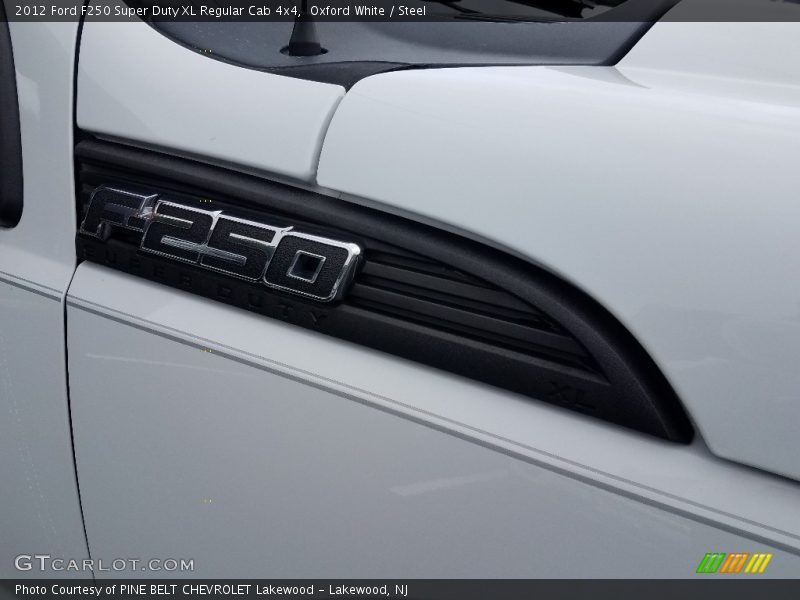 Oxford White / Steel 2012 Ford F250 Super Duty XL Regular Cab 4x4