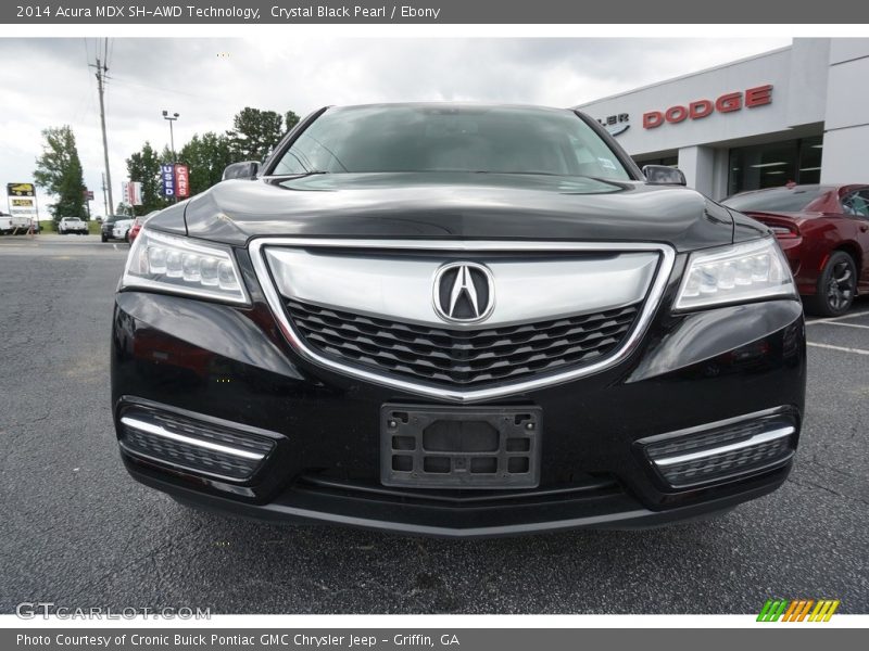 Crystal Black Pearl / Ebony 2014 Acura MDX SH-AWD Technology