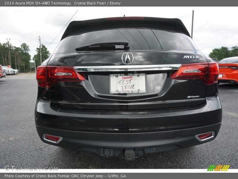 Crystal Black Pearl / Ebony 2014 Acura MDX SH-AWD Technology
