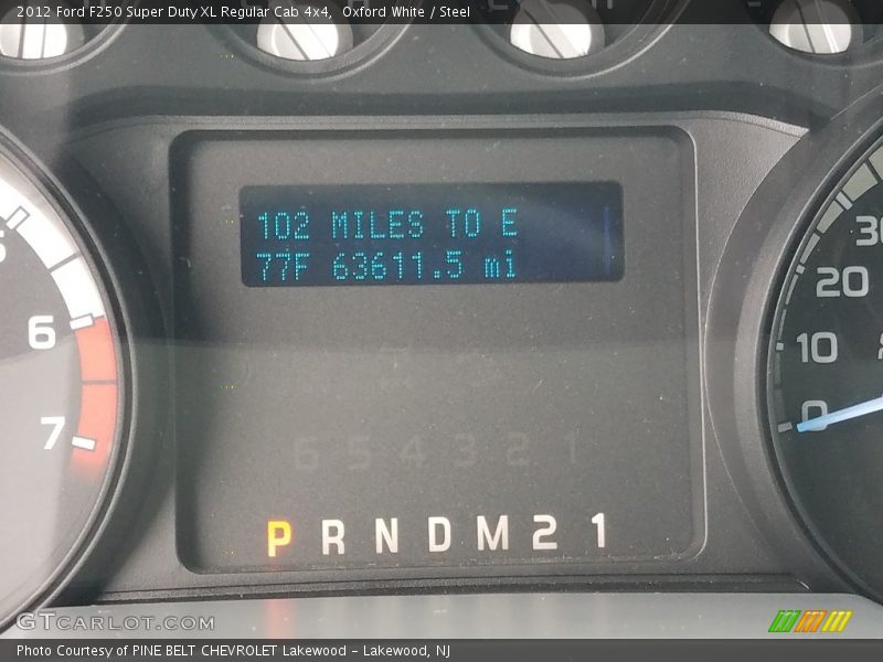 Oxford White / Steel 2012 Ford F250 Super Duty XL Regular Cab 4x4