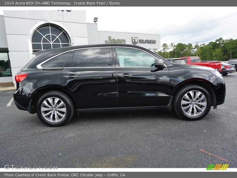 Crystal Black Pearl / Ebony 2014 Acura MDX SH-AWD Technology