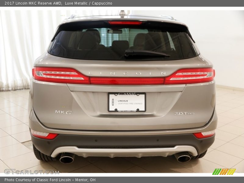 Luxe Metallic / Cappuccino 2017 Lincoln MKC Reserve AWD