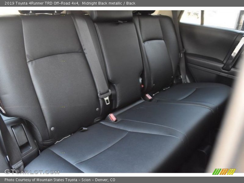 Rear Seat of 2019 4Runner TRD Off-Road 4x4