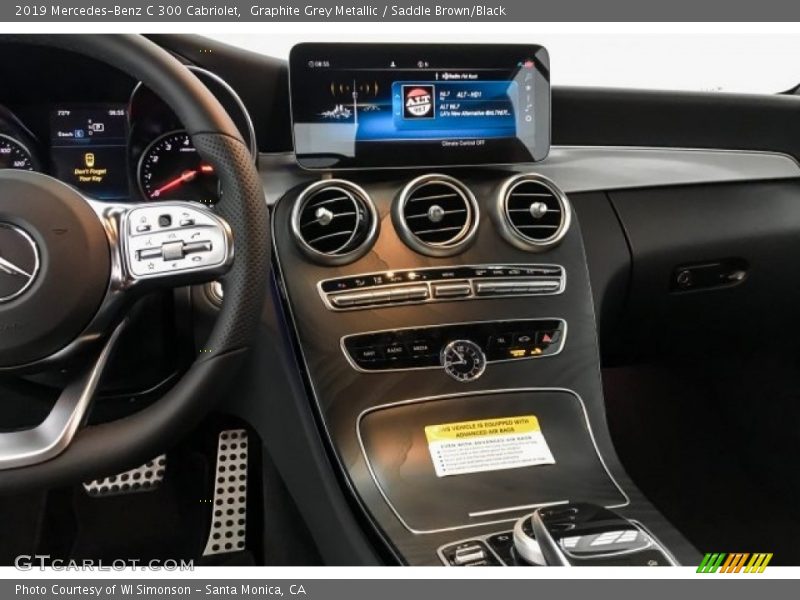 Dashboard of 2019 C 300 Cabriolet