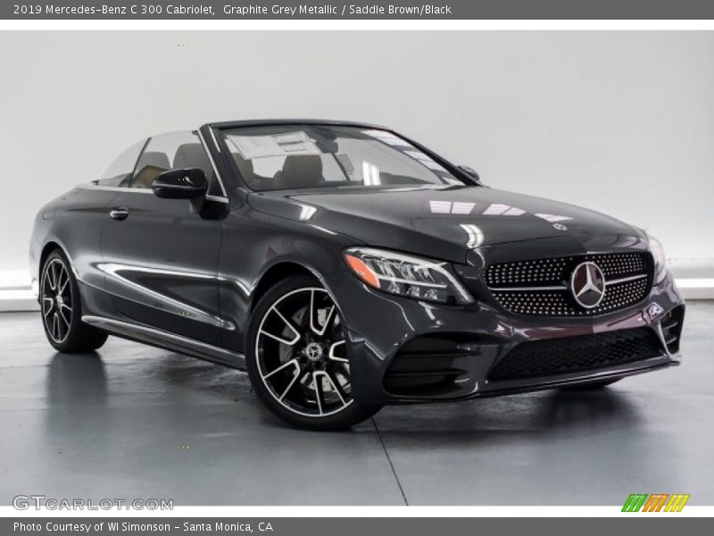 Front 3/4 View of 2019 C 300 Cabriolet