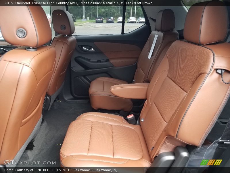 Rear Seat of 2019 Traverse High Country AWD