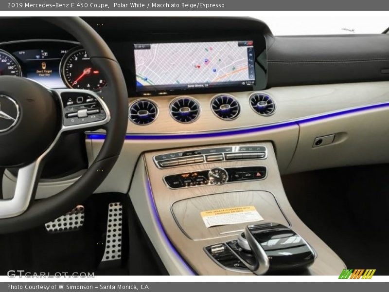 Dashboard of 2019 E 450 Coupe