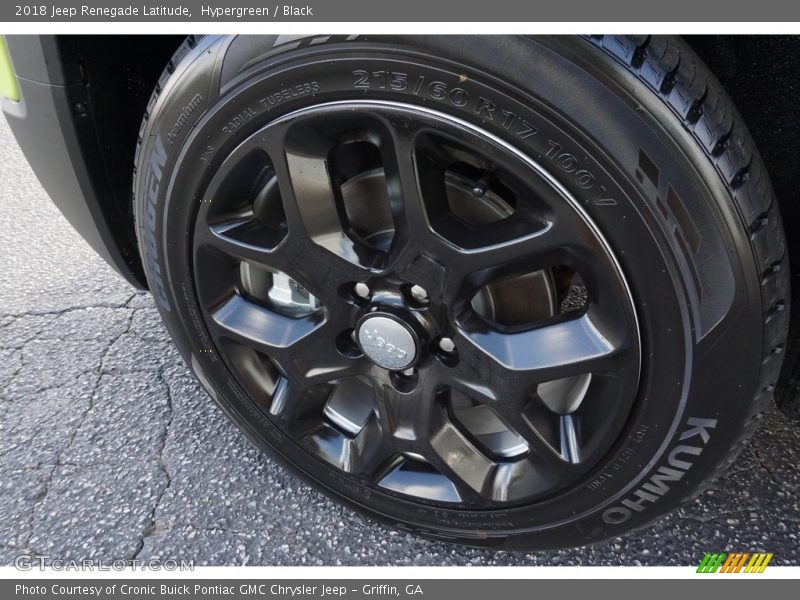 Hypergreen / Black 2018 Jeep Renegade Latitude