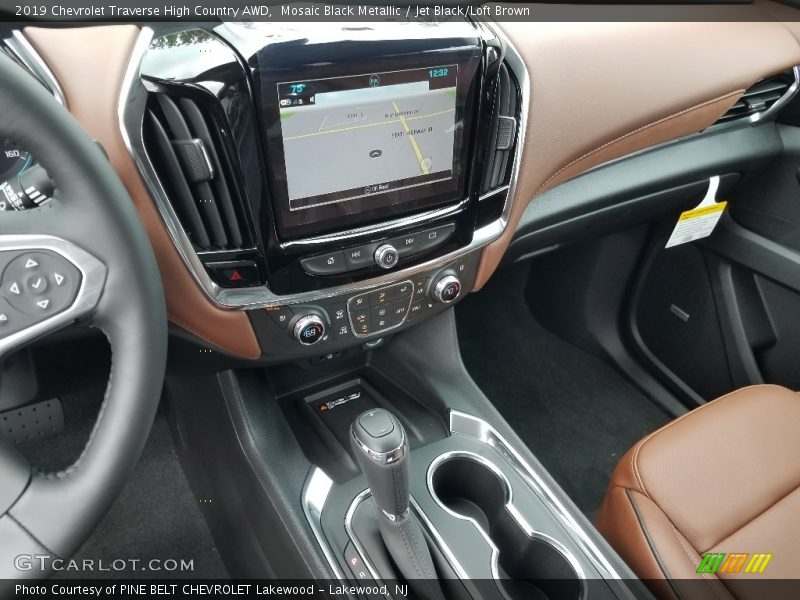 Mosaic Black Metallic / Jet Black/Loft Brown 2019 Chevrolet Traverse High Country AWD