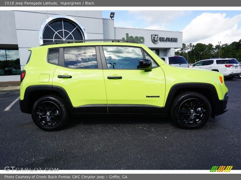 Hypergreen / Black 2018 Jeep Renegade Latitude