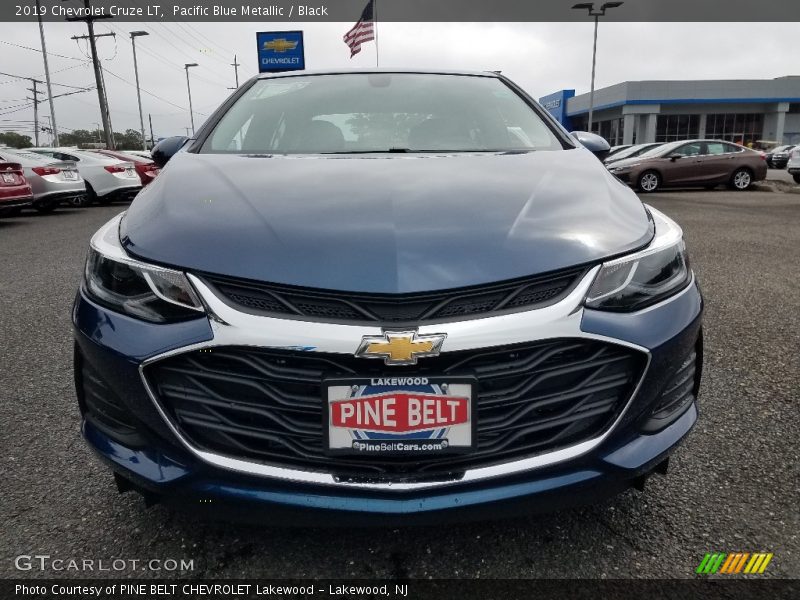Pacific Blue Metallic / Black 2019 Chevrolet Cruze LT