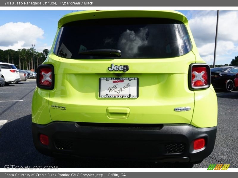 Hypergreen / Black 2018 Jeep Renegade Latitude
