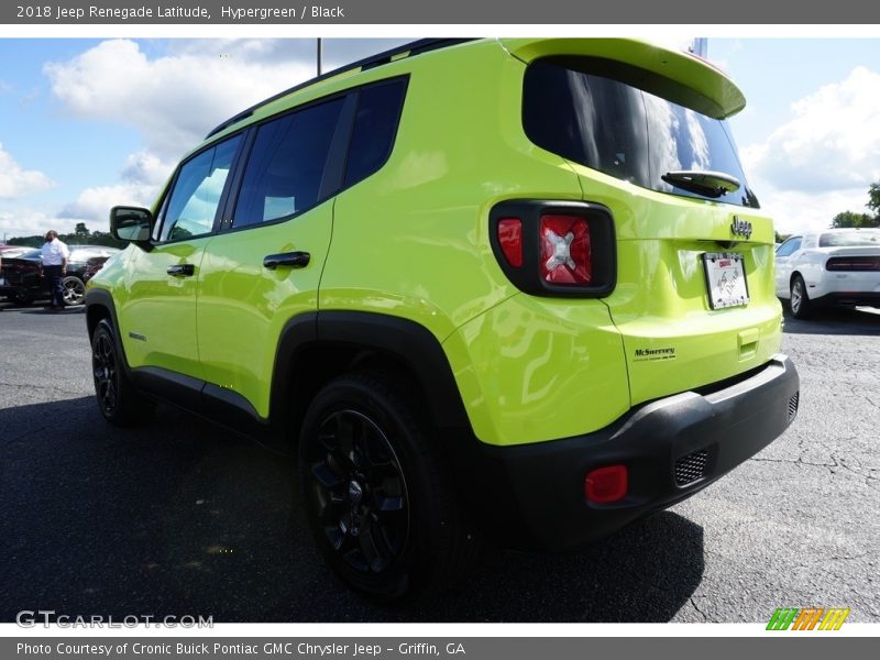 Hypergreen / Black 2018 Jeep Renegade Latitude