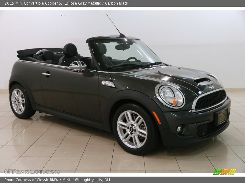 Eclipse Gray Metallic / Carbon Black 2015 Mini Convertible Cooper S