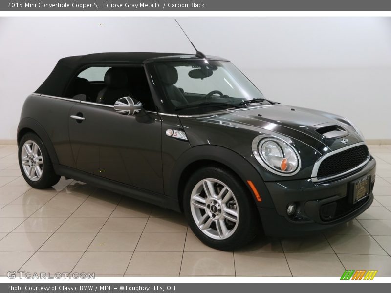 Eclipse Gray Metallic / Carbon Black 2015 Mini Convertible Cooper S