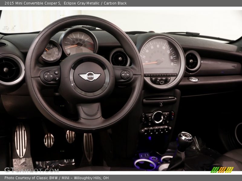 Eclipse Gray Metallic / Carbon Black 2015 Mini Convertible Cooper S