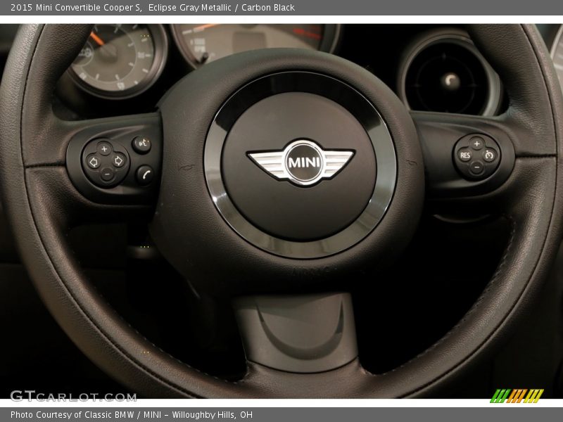 Eclipse Gray Metallic / Carbon Black 2015 Mini Convertible Cooper S
