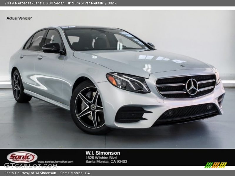 Iridium Silver Metallic / Black 2019 Mercedes-Benz E 300 Sedan