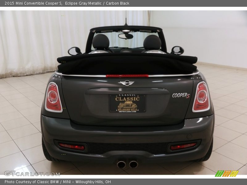 Eclipse Gray Metallic / Carbon Black 2015 Mini Convertible Cooper S
