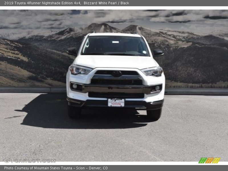 Blizzard White Pearl / Black 2019 Toyota 4Runner Nightshade Edition 4x4