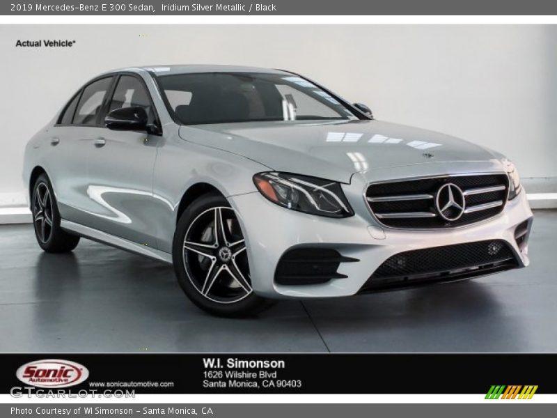 Iridium Silver Metallic / Black 2019 Mercedes-Benz E 300 Sedan