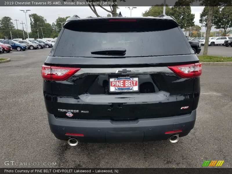 Mosaic Black Metallic / Jet Black 2019 Chevrolet Traverse RS AWD