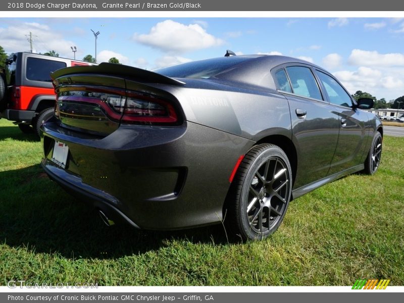 Granite Pearl / Brazen Gold/Black 2018 Dodge Charger Daytona