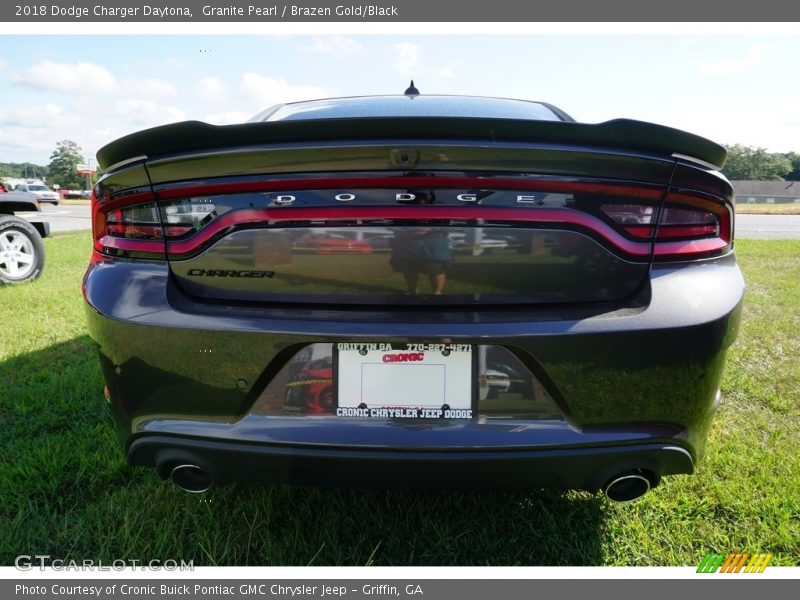 Granite Pearl / Brazen Gold/Black 2018 Dodge Charger Daytona