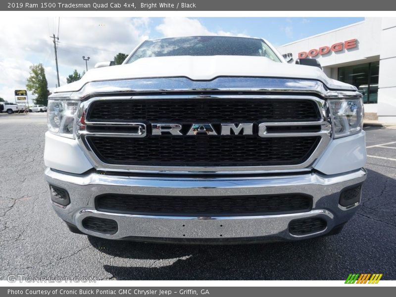 Bright White / Black 2019 Ram 1500 Tradesman Quad Cab 4x4