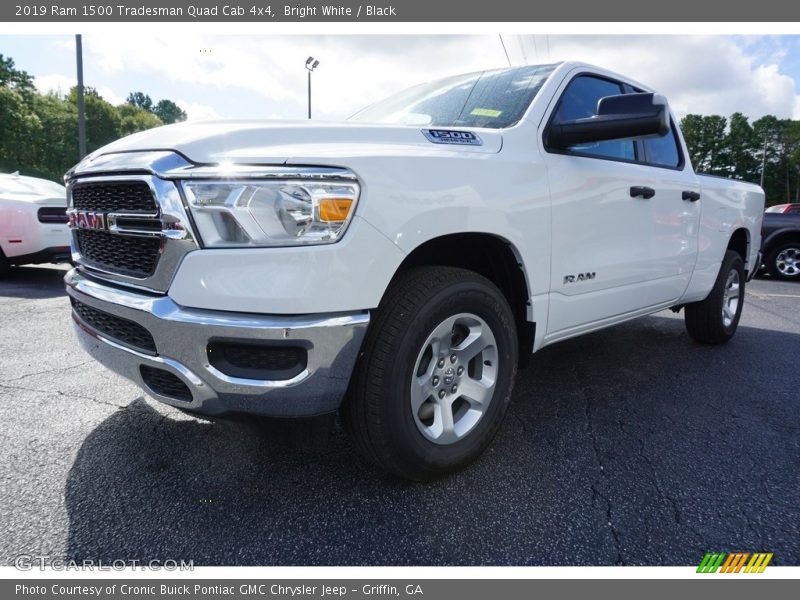 Front 3/4 View of 2019 1500 Tradesman Quad Cab 4x4